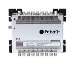 Multi-amplificateur PRIVEL 09E sat.12dB/1E terr 11dB 112dBµV