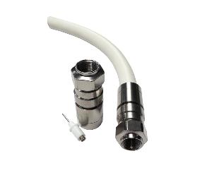 Connecteur F à compression PRIVEL  pour RG11 QM + pinoche séparée