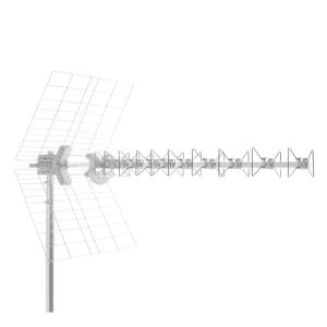 ANTENNE BLU10HDLTE (217909) biconique UHF à 10 éléments