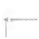 ANTENNE BLU10HDLTE (217909) biconique UHF à 10 éléments