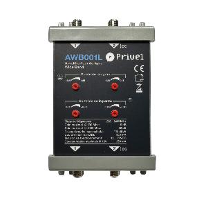 Amplificateur PRIVEL 2E large bande 250/2400MHz 19/32dB téléalimentée