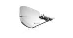 Parabole CAHORS BIG BISAT blanc  + 4 Supports (possibilité 8 LNB)