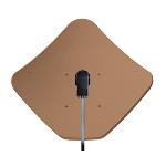 Parabole 85 cm alu, ROUGE BRIQ (211204)